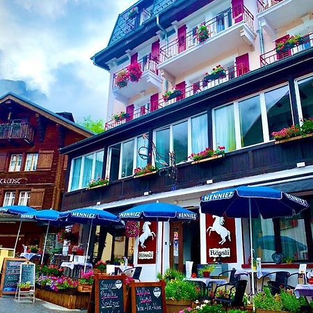 Weisses Roessli Hotel Leukerbad Kültér fotó
