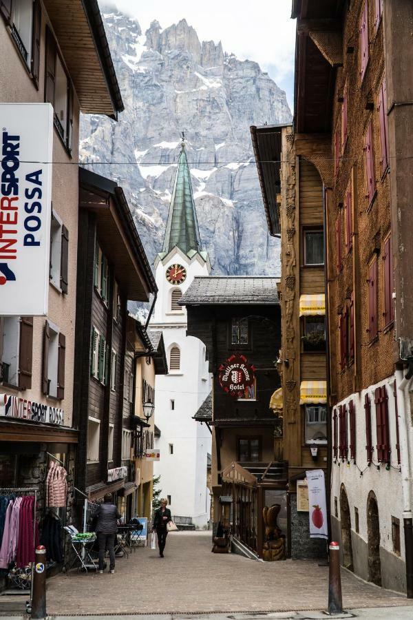 Weisses Roessli Hotel Leukerbad Kültér fotó